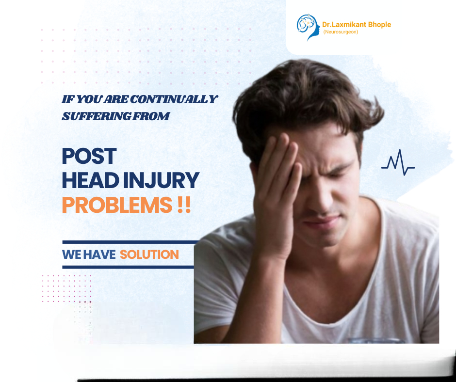 In this image , we will discuss common post-head injury issues, their management, and when to seek Head Injury Treatment in Nanded. this image show post head injury issue .